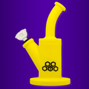Bong de Silicone Cultura Dab Amarelo