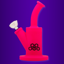 Bong de Silicone da Cultura Dab Rosa