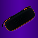 Case Impermeável Sadhu Slim Preto/Laranja