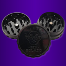 Dichavador de Policarbonato Bem Bolado Preto - Pequeno