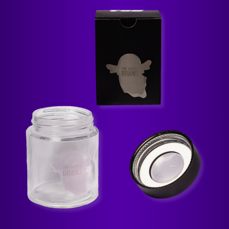 Pote de Vidro Silly Dog Com lupa 120ML