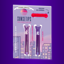 Piteira de Vidro Sunsetips Glass Crew C/ Escova de Limpeza