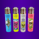 Isqueiro Clipper Skulls Sortido