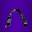 Cordão Chaveiro - Cinza Flor