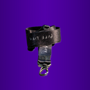 Cordão Chaveiro - Cinza Flor