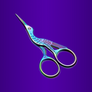 Tesoura Pássaro Cortador Verde