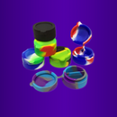 Container Slick Com Divisória 10 ml Sortido